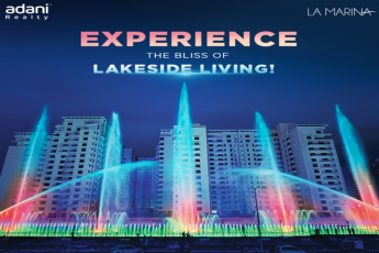 Experience the bliss of lakeside living at Adani Shantigram La Marina